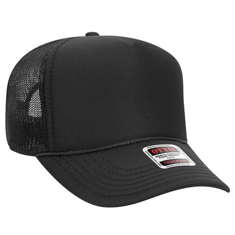 Black & Black Trucker Cap