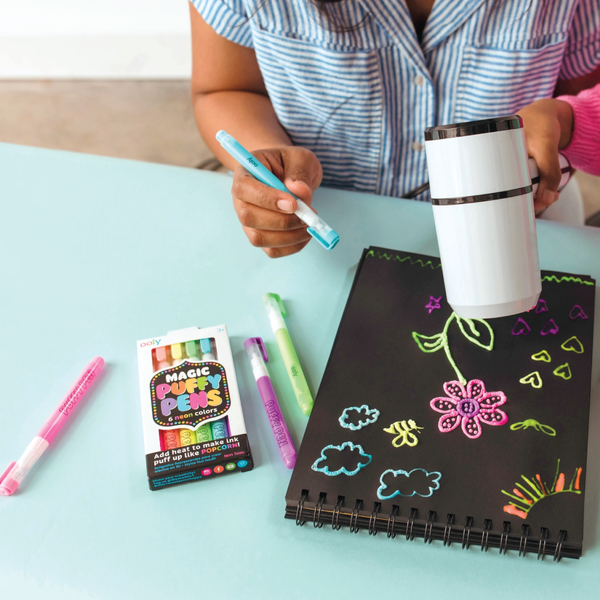 Magic Puffy Neon Pens