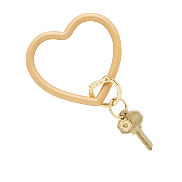 Big O® Key Ring: Solid Gold Rush Heart