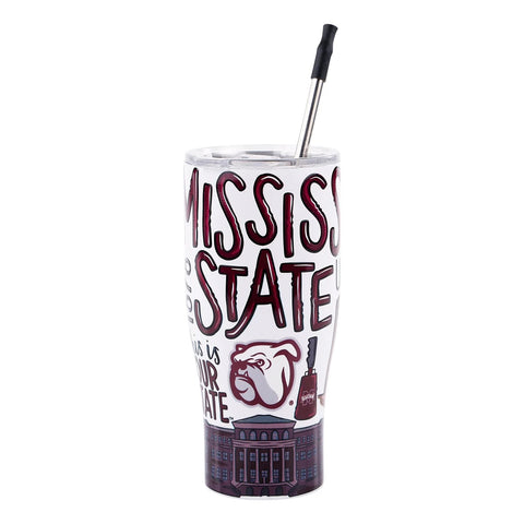 Mississippi State Icon Tumbler