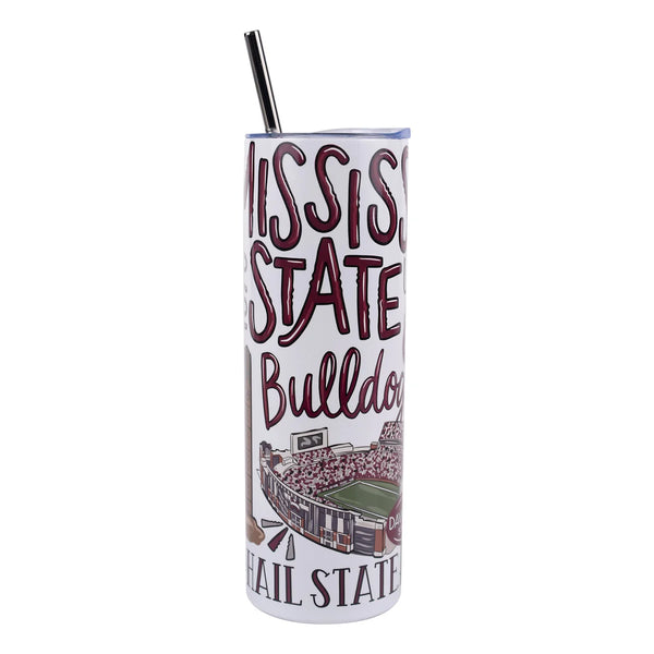 Mississippi State Icon Tumbler