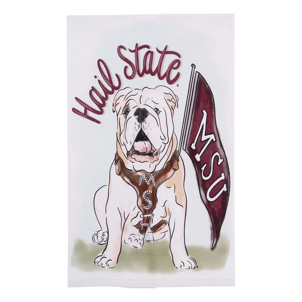 Mississippi State Mascot Tea Towel