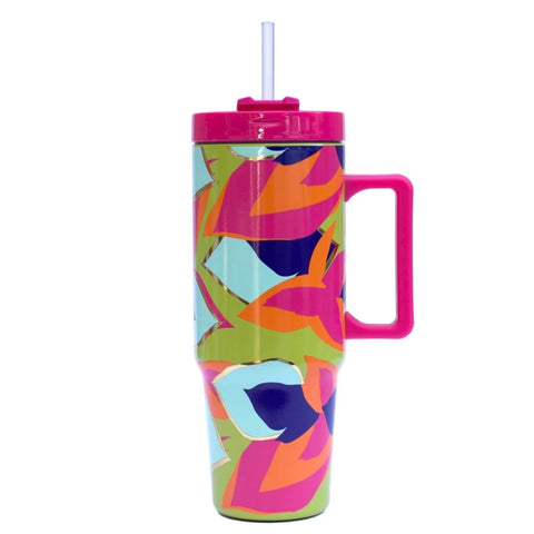 Birds of a Feather Handle Tumbler