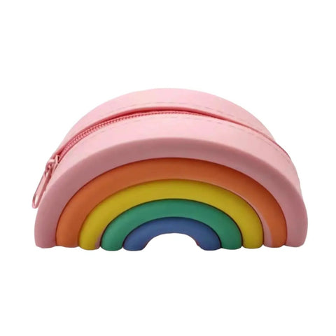 Silicone Jelly Rainbow Coin Purse