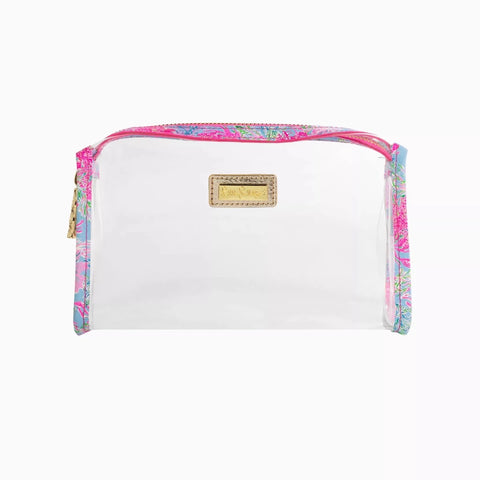 Lilly Pulitzer® Pencil/Cosmetic Case: Cay to my Heart