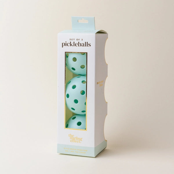 Matte Pearl Aqua Pickleball Set