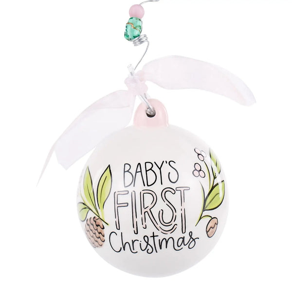 Baby Girl Deer 1st Christmas Ornament