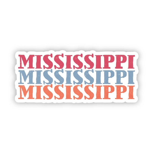 Mississippi Text Decal