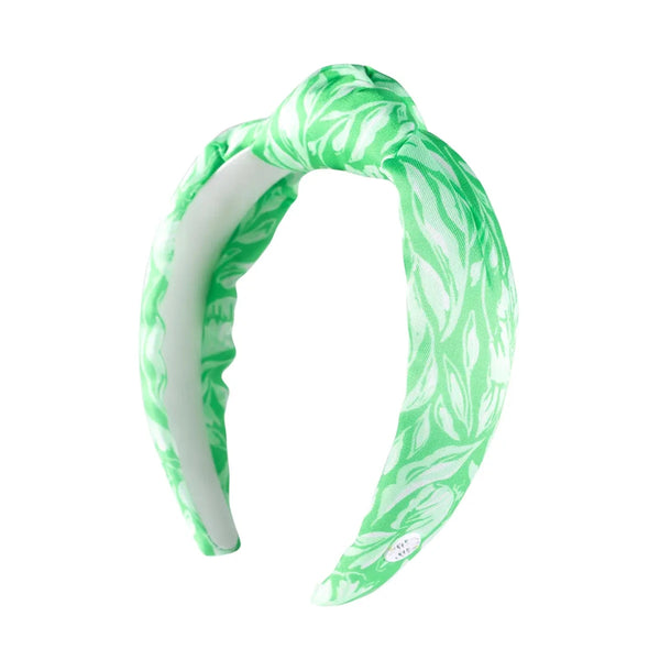 Lilly Pulitzer® Slim Knotted Headband, Fauna Green Tulip to Tango