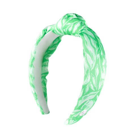 Lilly Pulitzer® Slim Knotted Headband, Fauna Green Tulip to Tango
