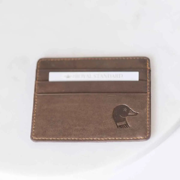 Duck Embossed Slim Leather Wallet