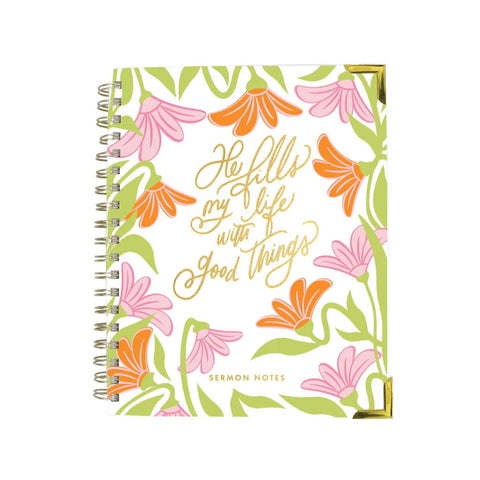 Sermon Notes Journal: He Fills My Life
