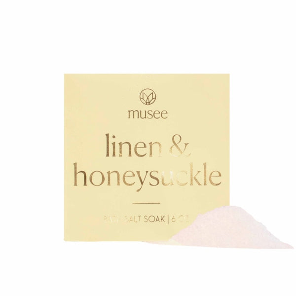 Linen & Honeysuckle Mini Bath Salt Soak
