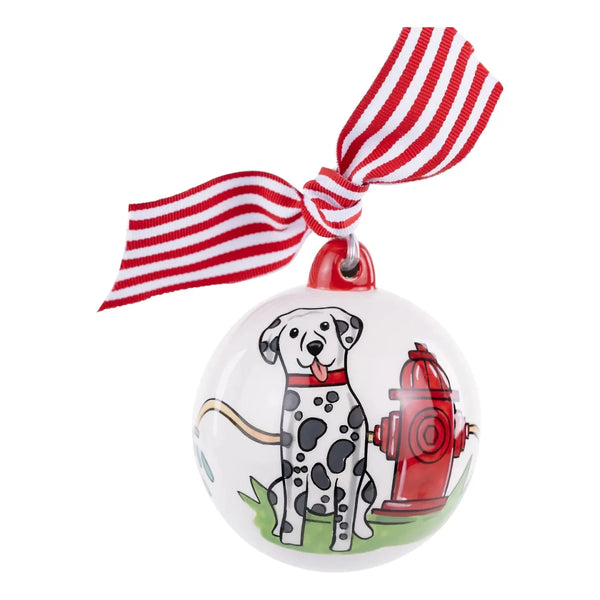 Firetruck & Hydrant Ornament