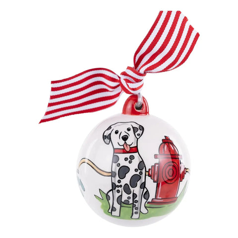 Firetruck & Hydrant Ornament