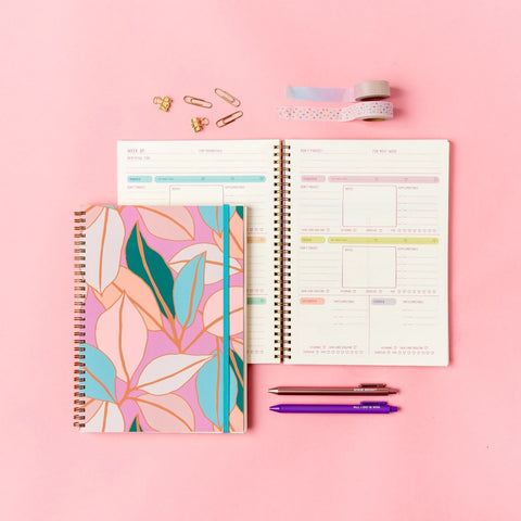 Perpetual Undated Planner: Radiance Floral