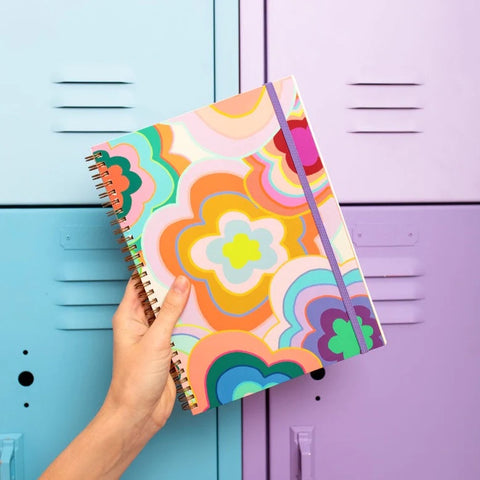 Perpetual Undated Planner: Trippy Floral