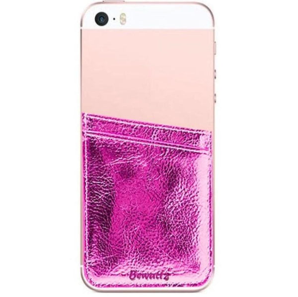 Pink Holographic Phone Pocket