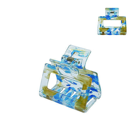 Blue Marble Claw Clip