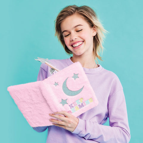 Sleepover Stars Lock & Key Journal