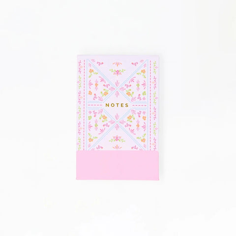 Flip Notepad: Floral Stitch
