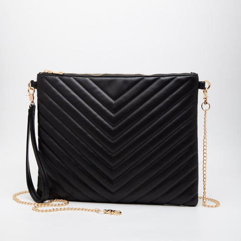 Large Quilted Envelope Crossbody