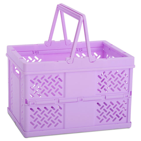 Lavender Foldable Storage Bin