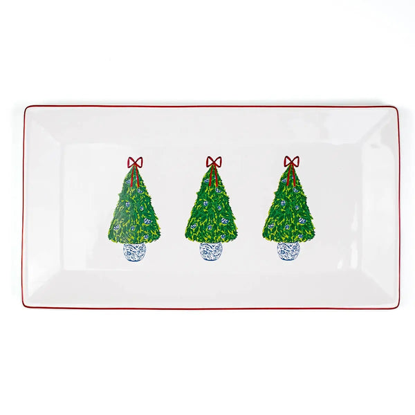 Grand Christmas Tree Platter