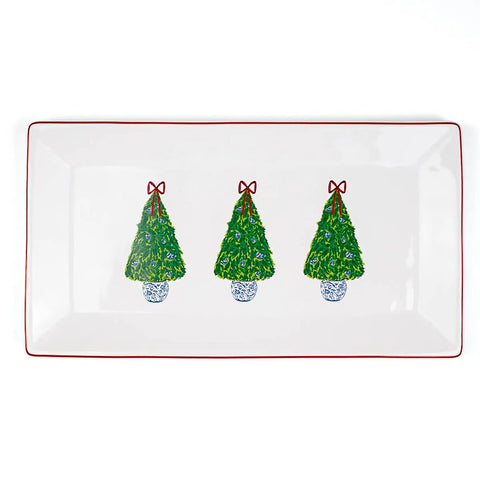 Grand Christmas Tree Platter