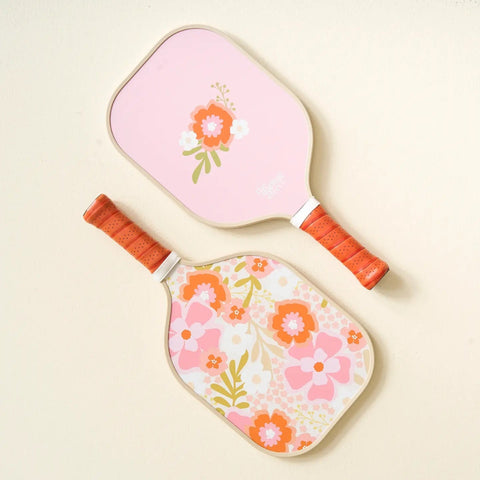 Pink Orange Pickleball Paddle