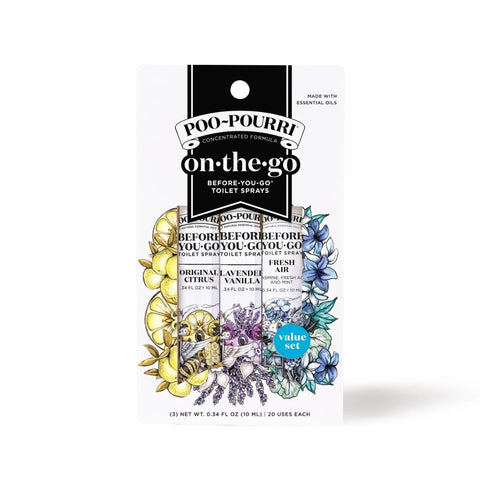 Poo-Pourri® Travel Size 10ml 3 Pack