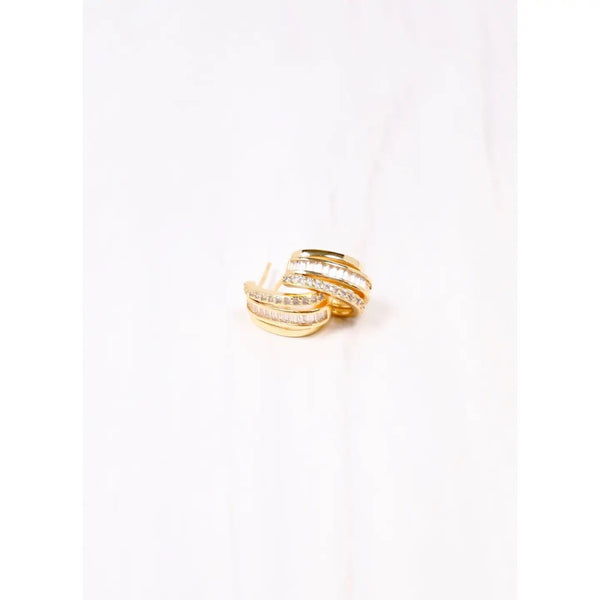 Amico CZ Hoop Earrings