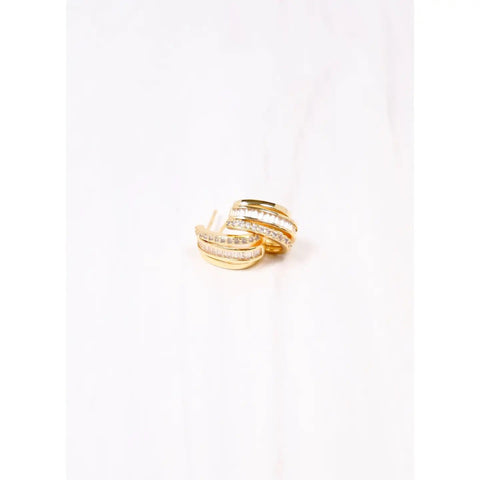 Amico CZ Hoop Earrings