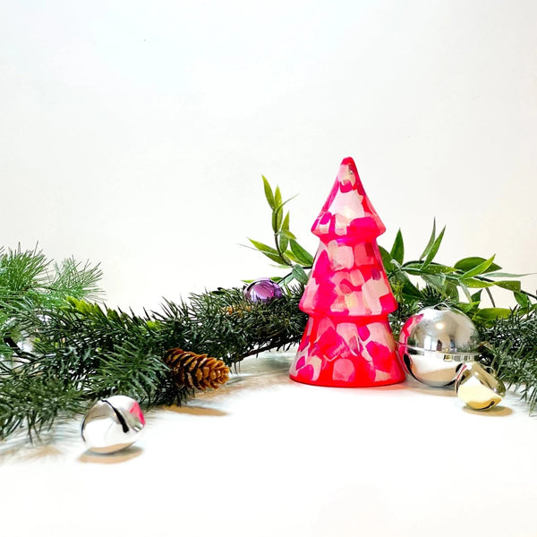 Bright Pink Mini Christmas Tree