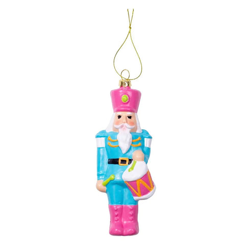 Nutcracker Waltz Blue Ornament