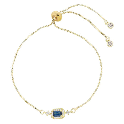 My Month is Golden Bracelet: Sapphire