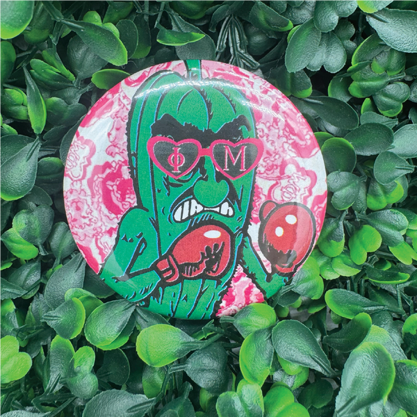 Okra Phi Mu 2.5" Button