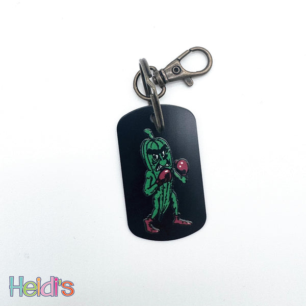 Delta State® Okra Dog Tag Keychain
