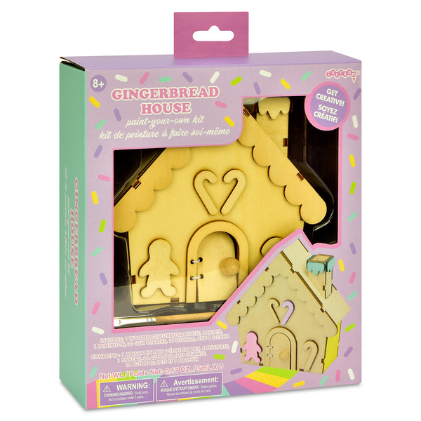Paint Your Own Gingerbread House