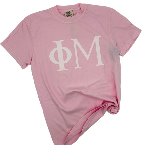 Phi Mu Letter Tee