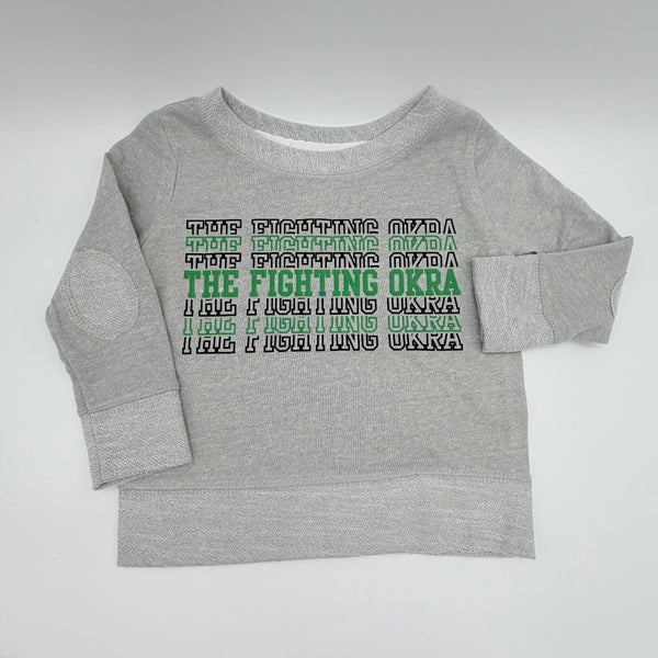 The Fighting Okra Toddler Sweatshirt