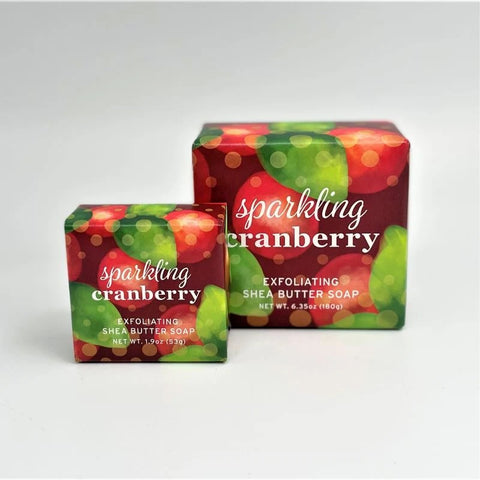 Sparkling Cranberry Exfoliating Shea Butter Soap