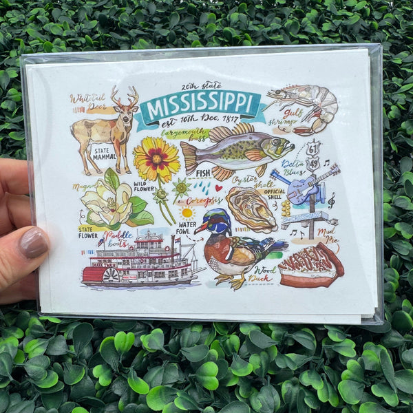 Mississippi Note Card Set