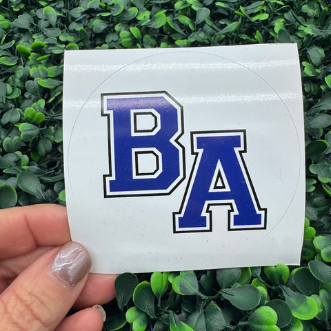 BA Round Decal