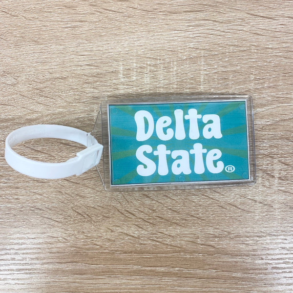 Delta State Groovy Acrylic Luggage Tag