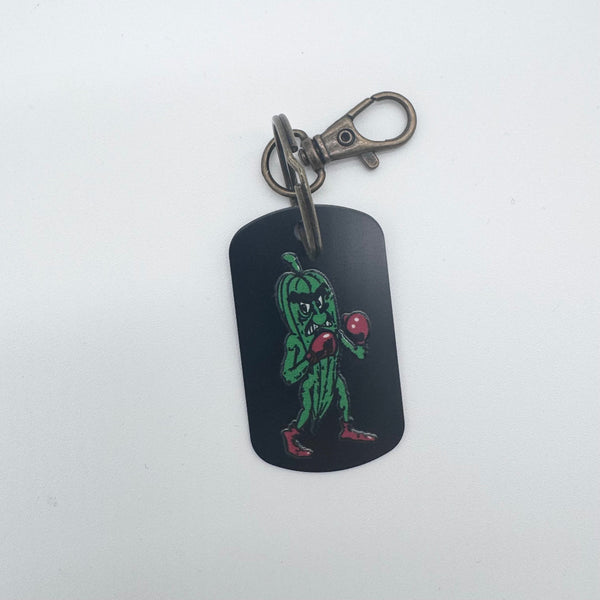 Delta State® Okra Dog Tag Keychain