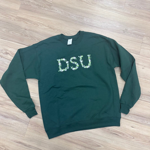 DSU Floral Embroidered Sweatshirt