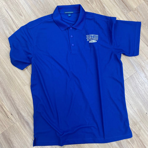 Bayou Academy Colts Adidas Golf ClimaLite Basic Performance Pique Polo 