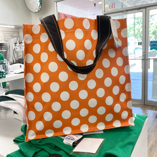 Orange Polka Dot Goodie Bag