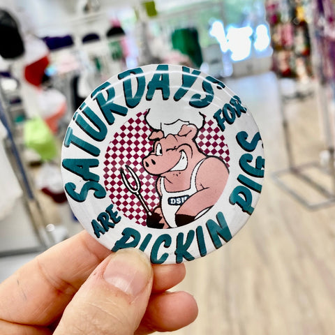 Delta State Pig Pickin Button